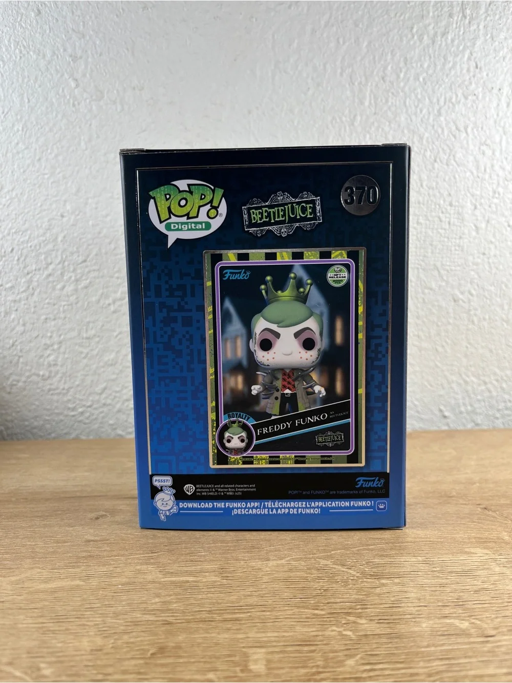 Freddy Funko as Beetlejuice Funko Pop #370 LE 2K Tim Burton Vaulted NEAR MINT